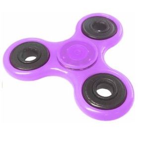 Purple Glow In The dark Fight Spinner